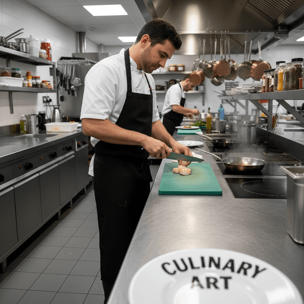 Culinary preparation at Belly Fuel