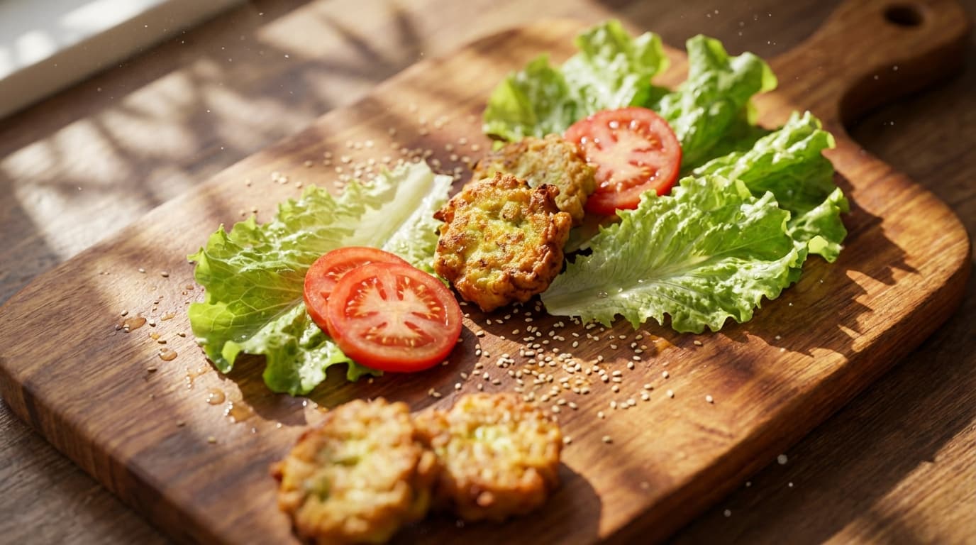 Fresh ingredients and prepared dish at Belly Fuel Restaurant in Florida